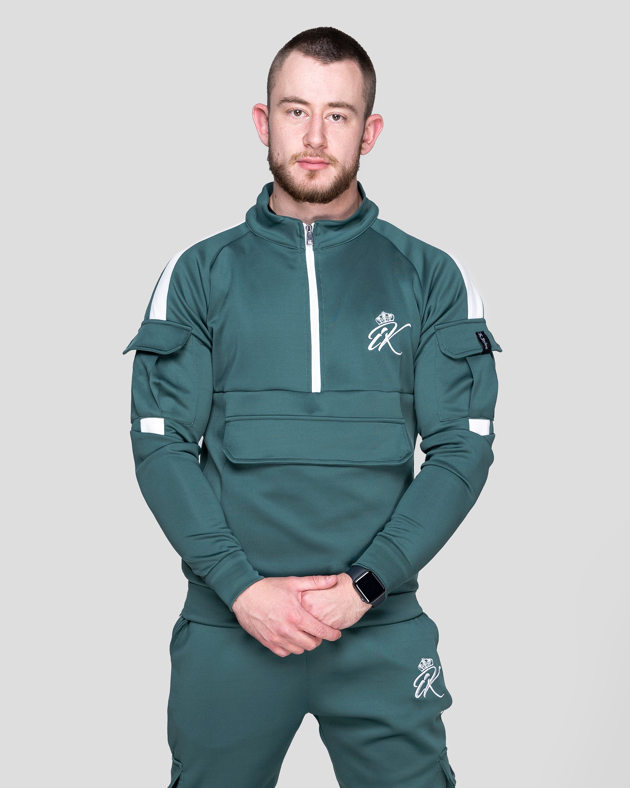 Карго Спортно Горнище "Inspire" Green White
