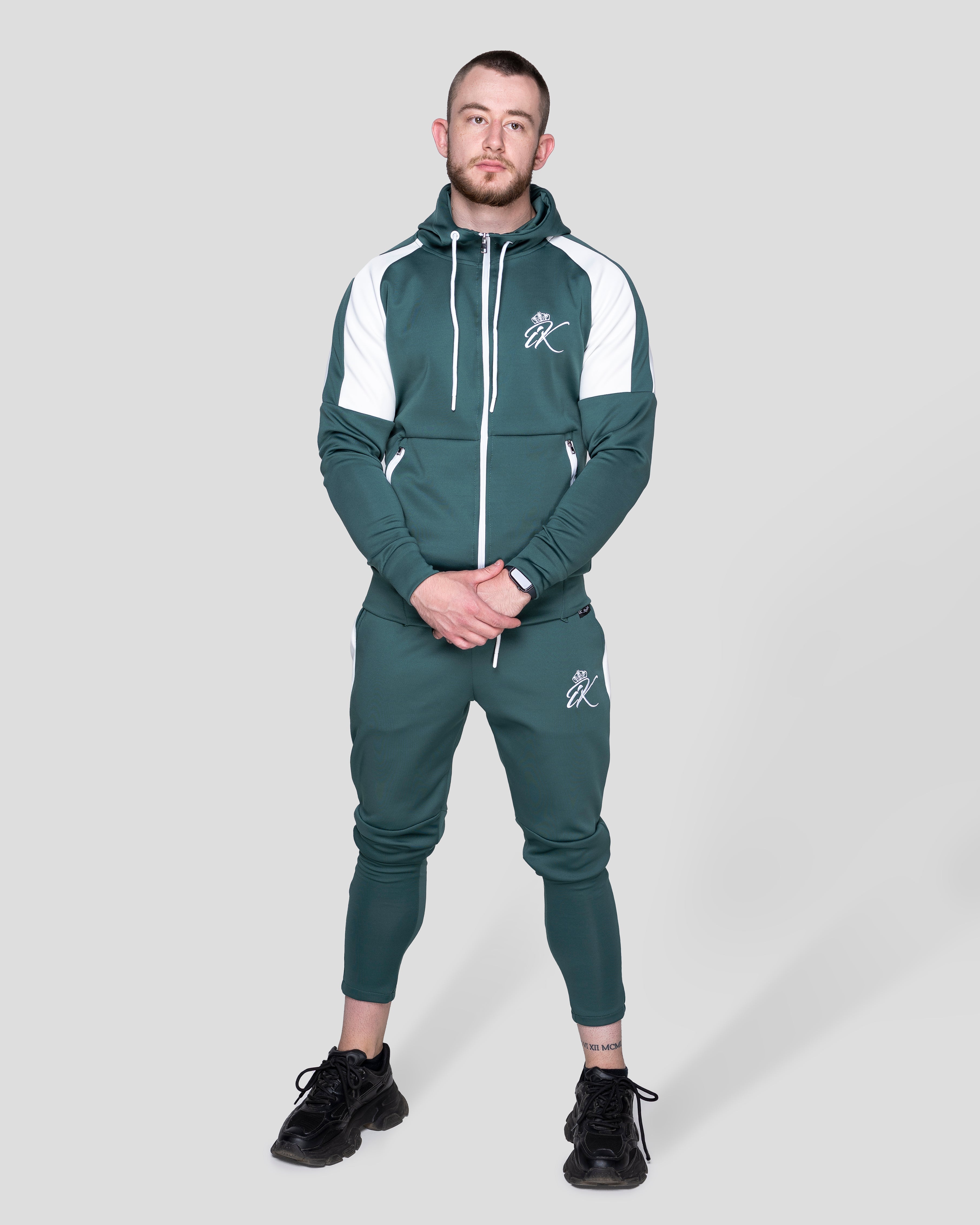 Спортно Горнище "Inspire" Green White