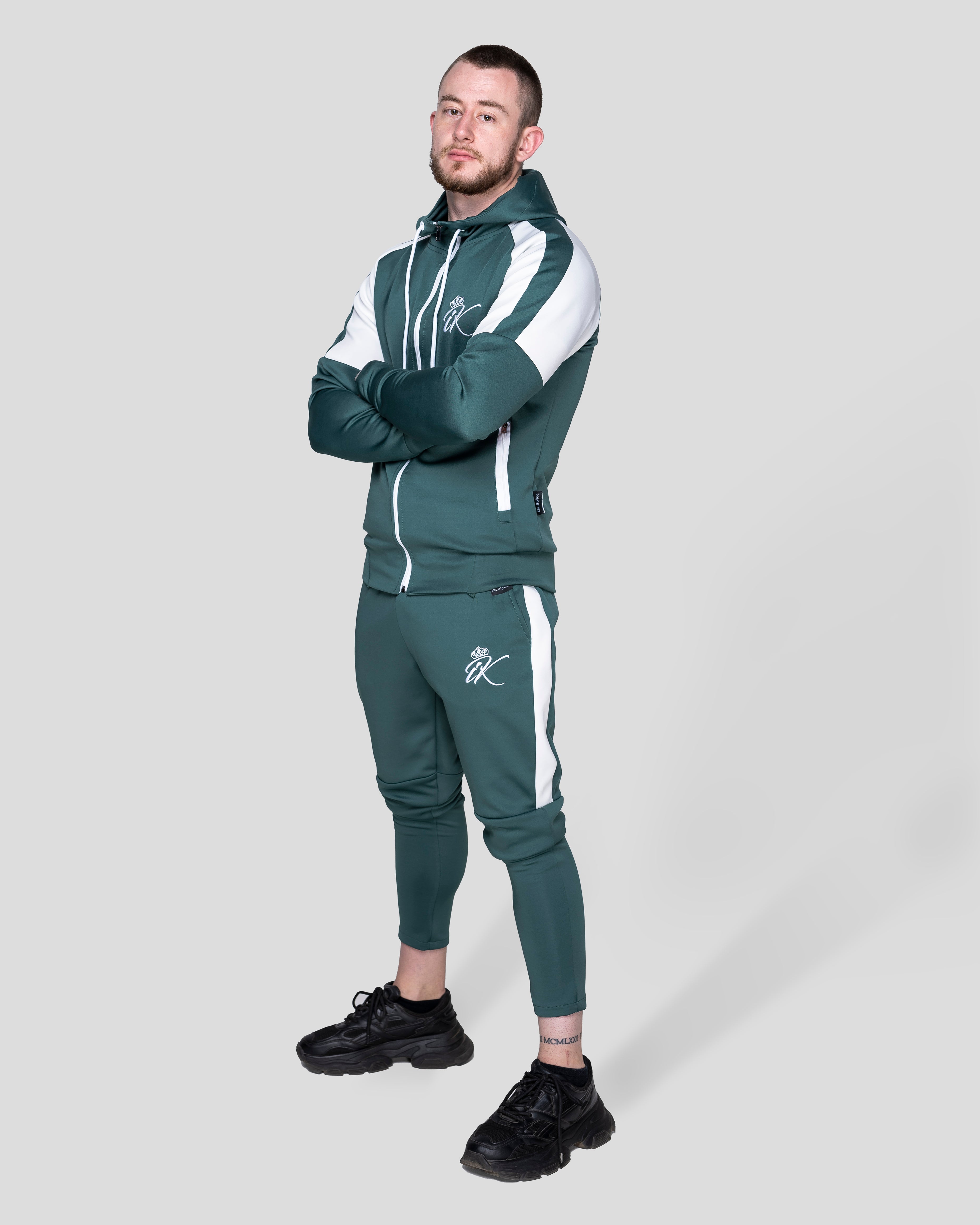 Спортно Горнище "Inspire" Green White