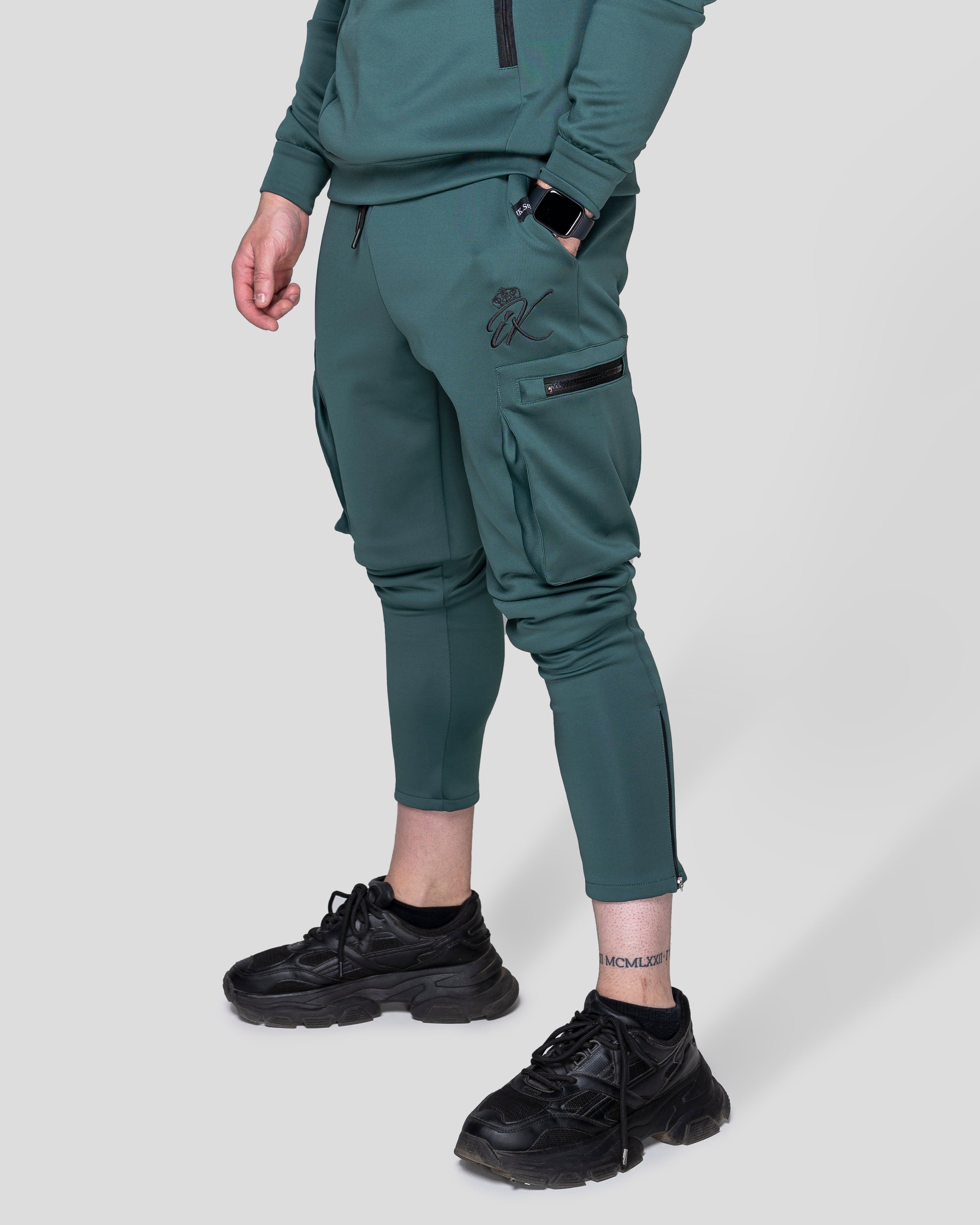 Карго Долнище "Inspire" Green Black