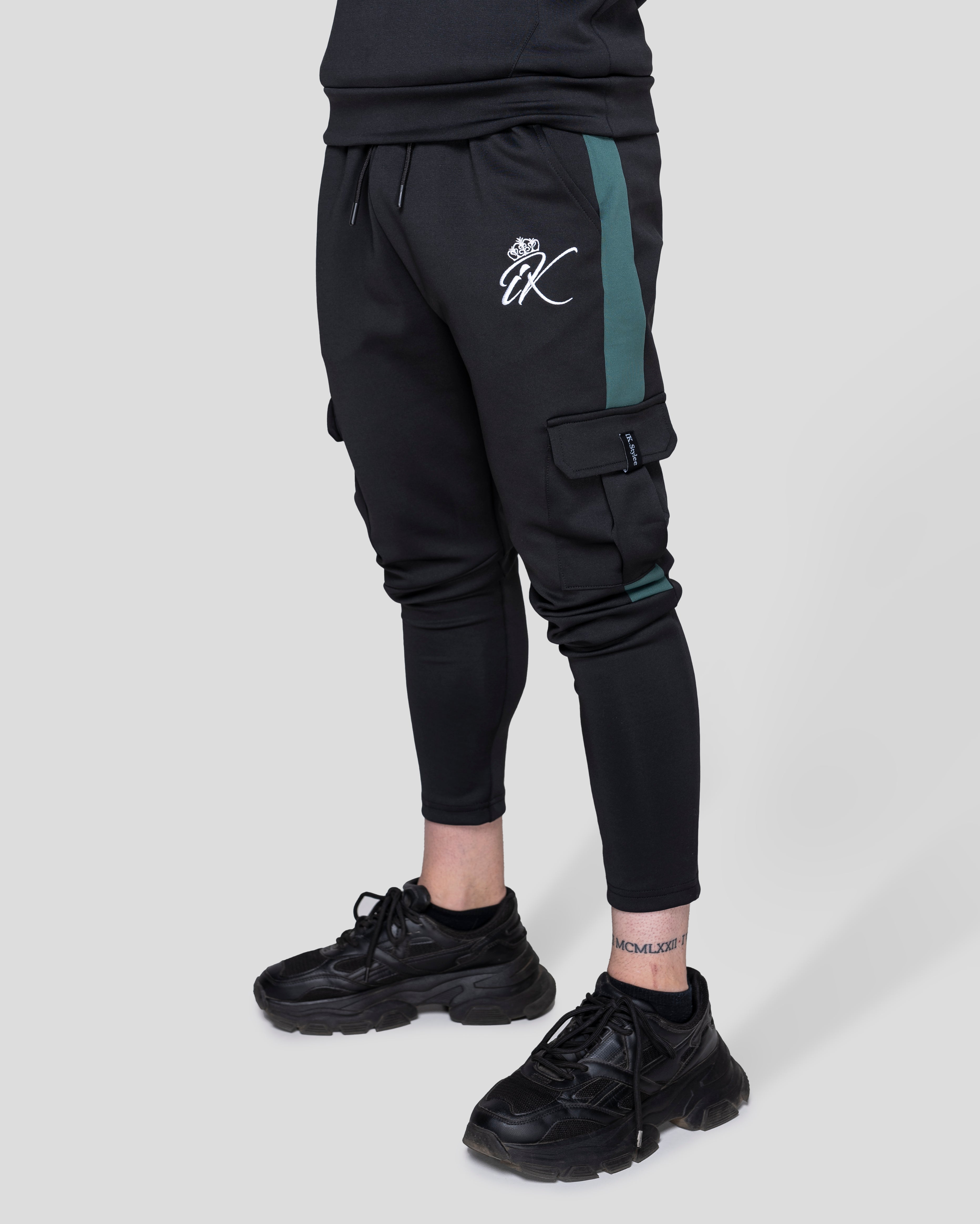 Карго Спортно Долнище  "Inspire" Black Green