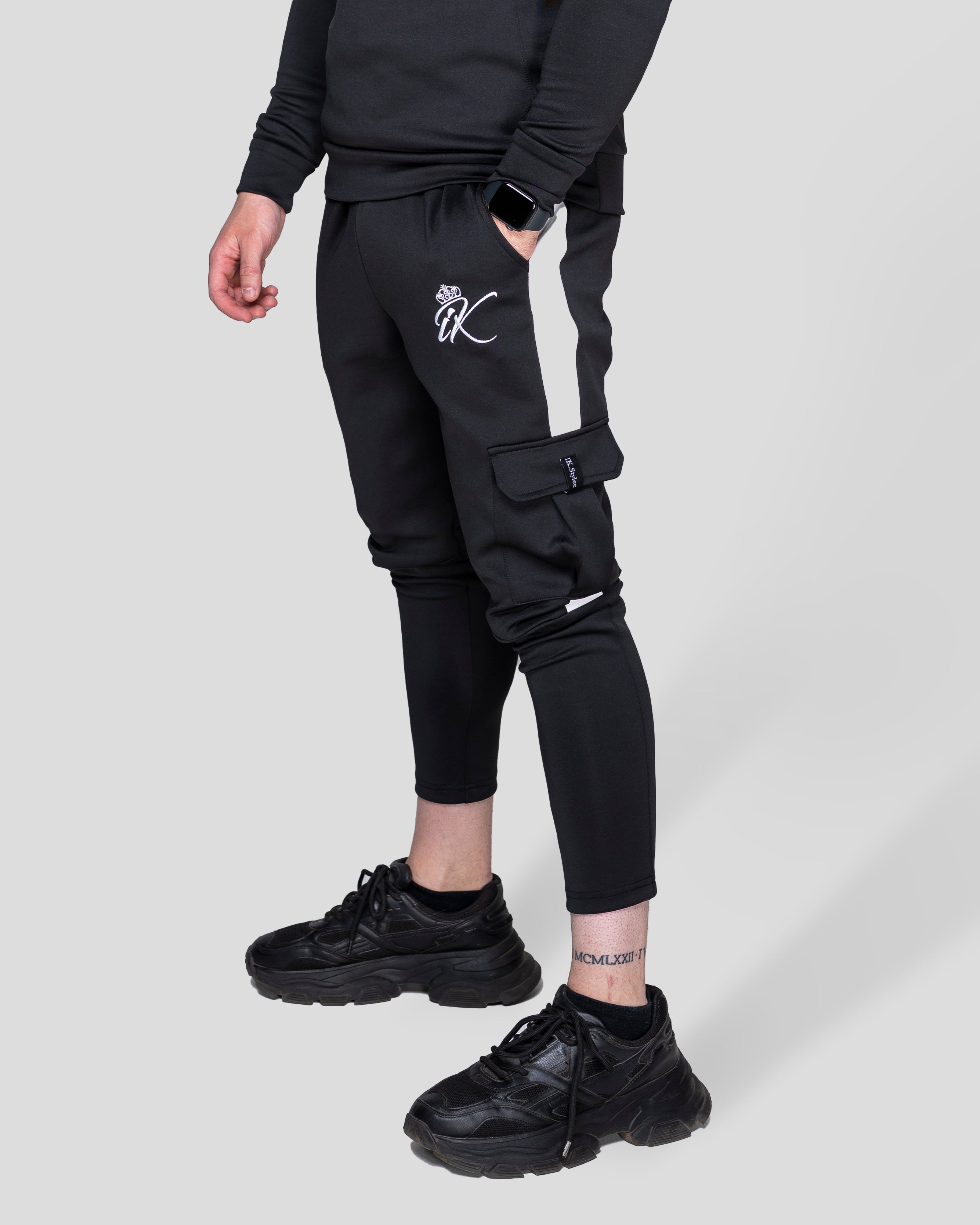 Карго Спортно Долнище "Inspire" Black White