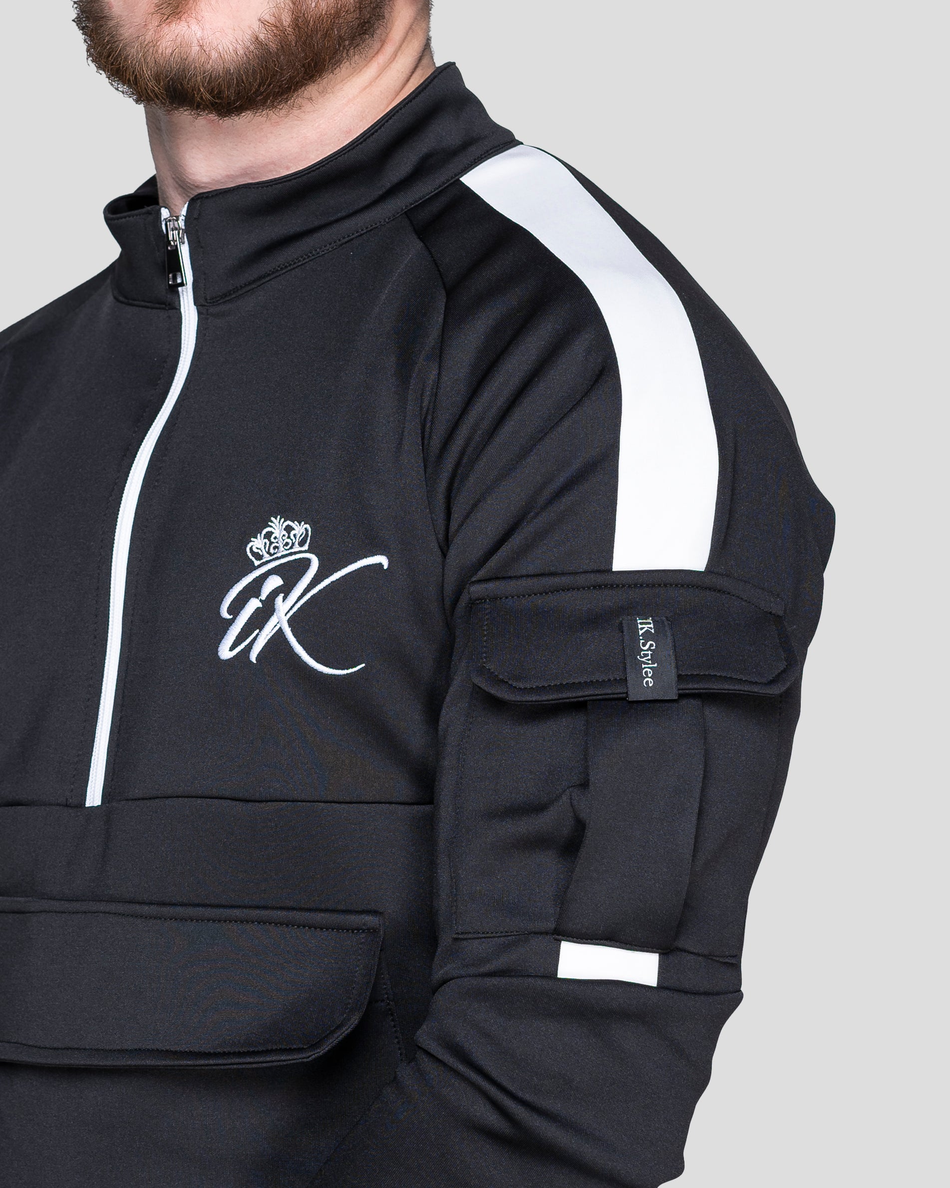 Карго Спортен Екип "Inspire" Black White