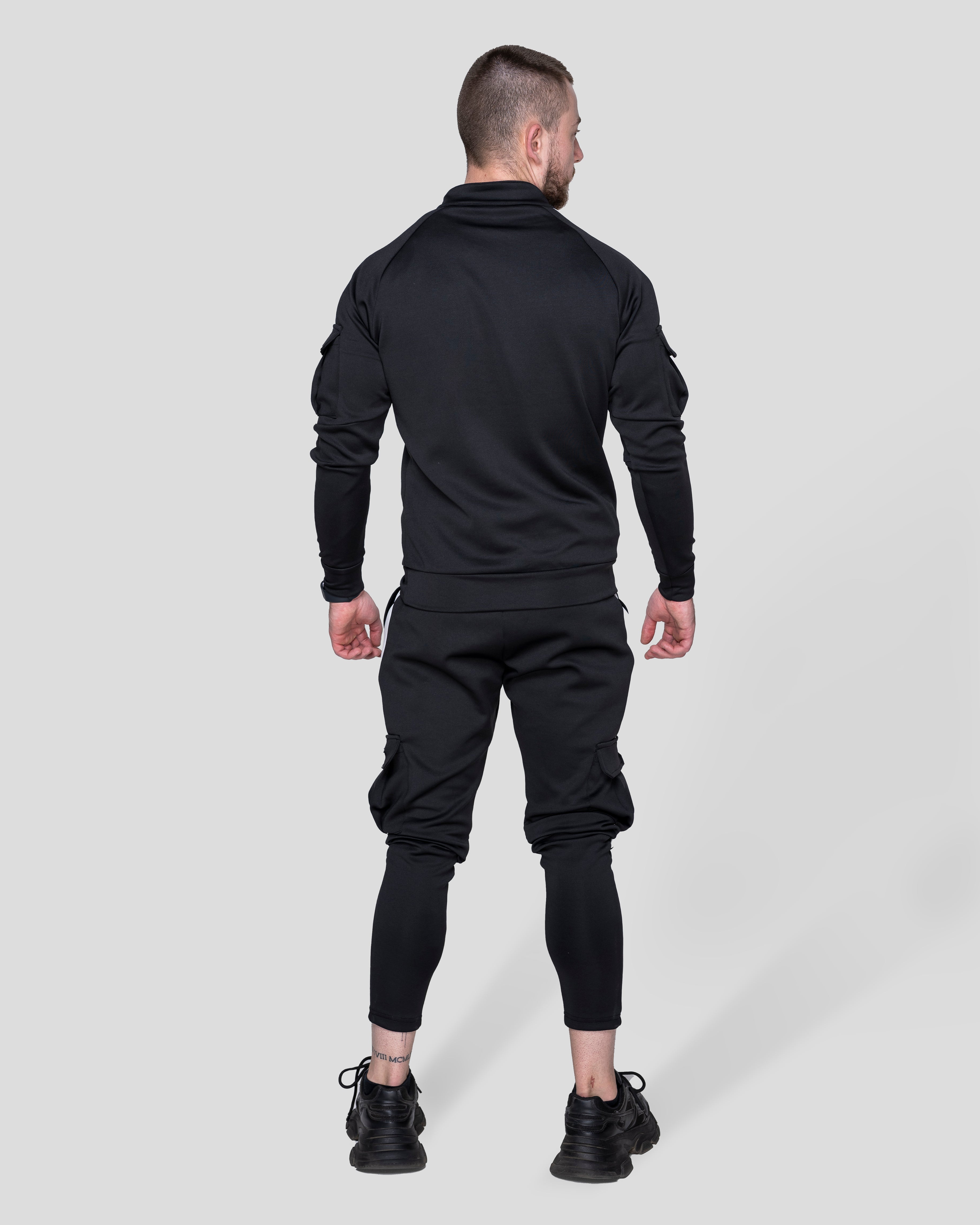 Карго Спортен Екип "Inspire" Black White