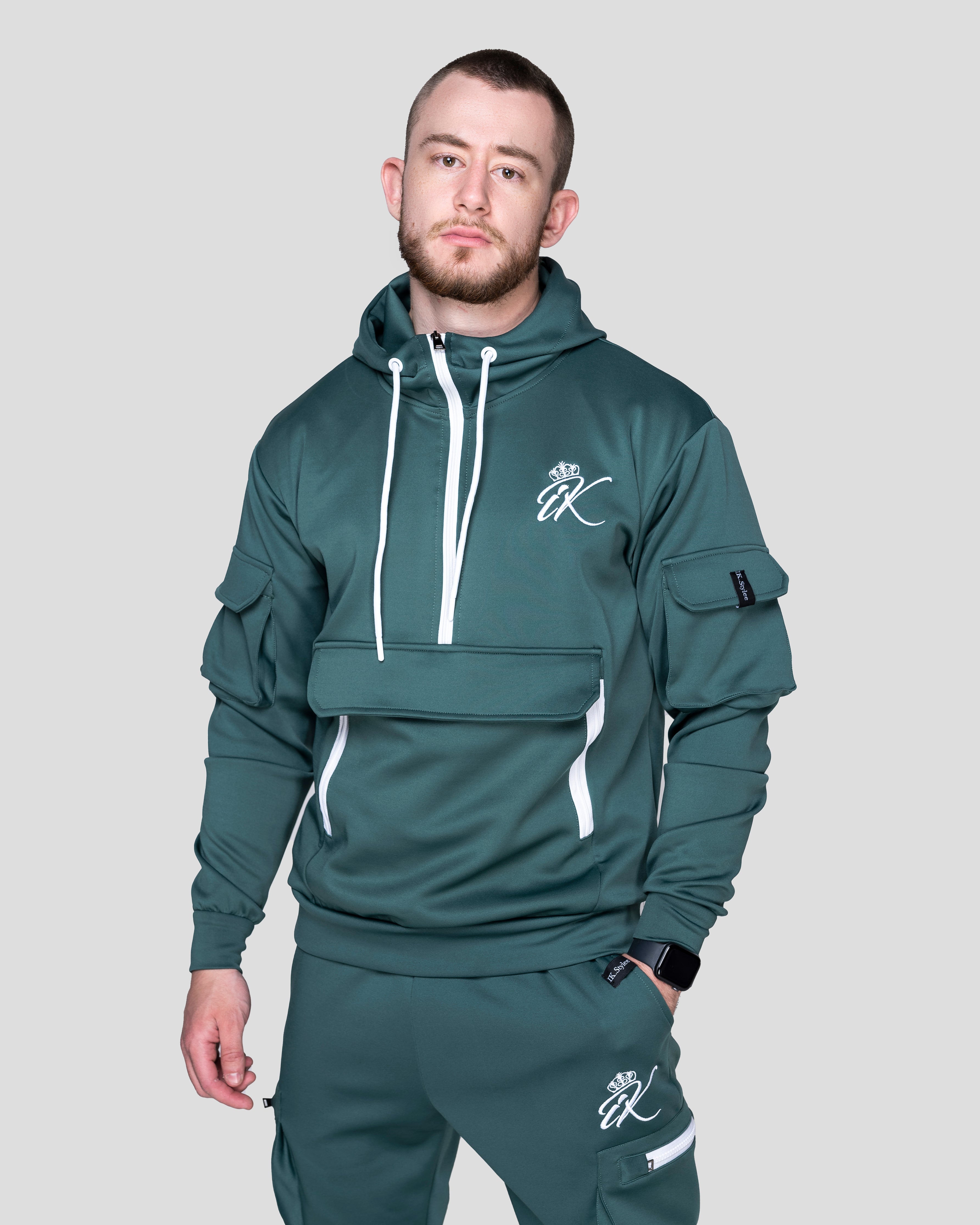 Карго Горнище "Inspire" Green White