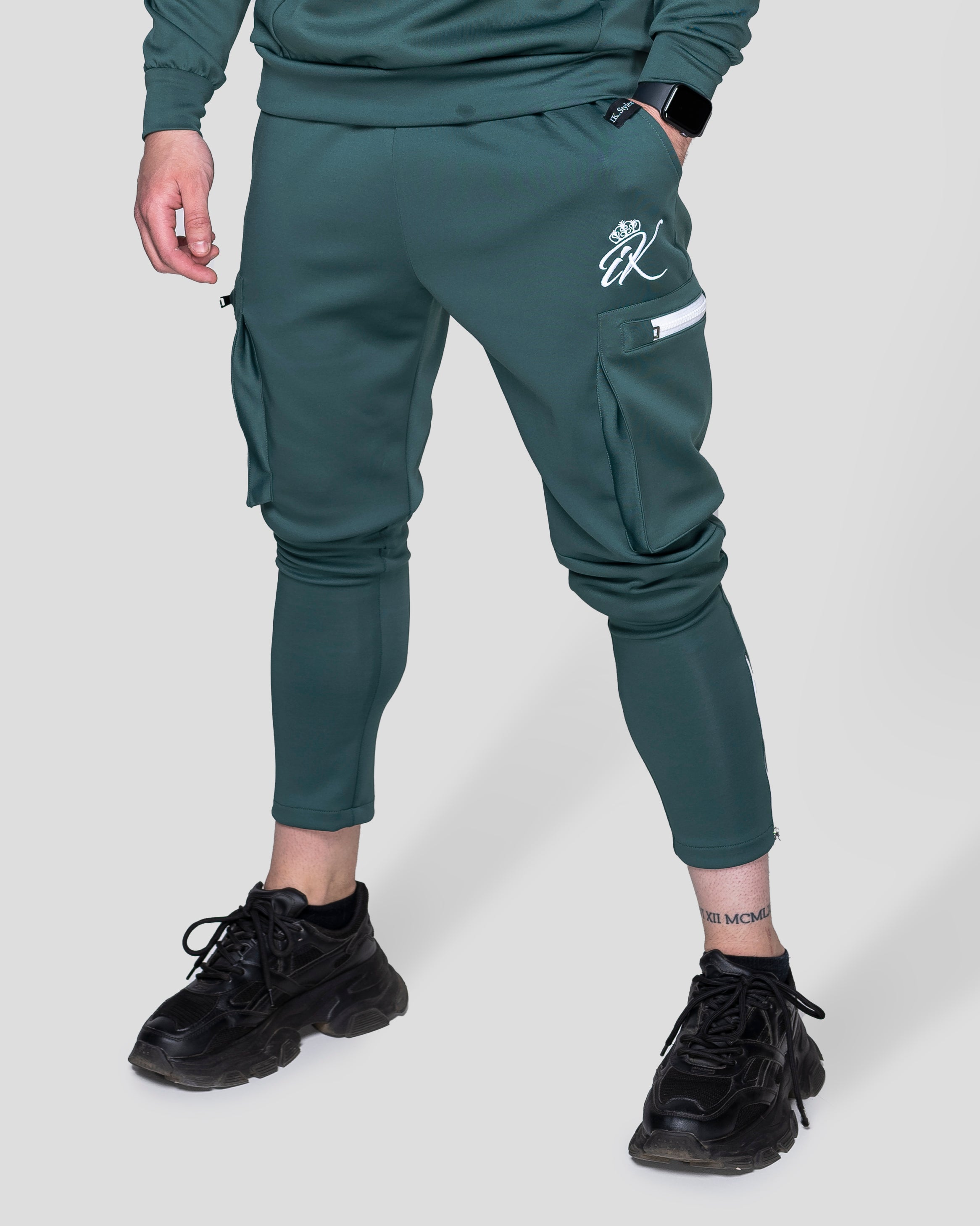Карго Долнище "Inspire" Green White