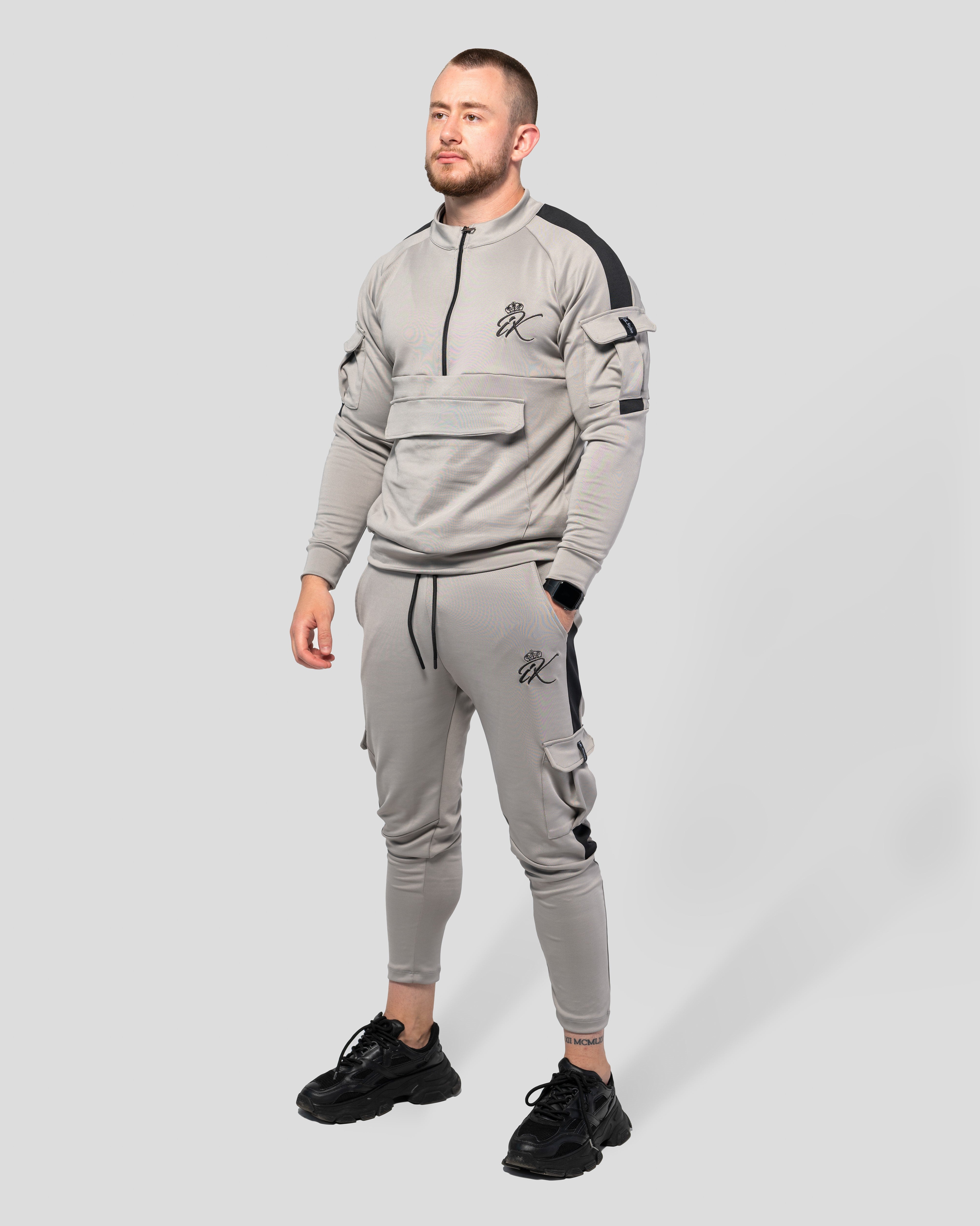 Карго Спортен Екип Gray and Black