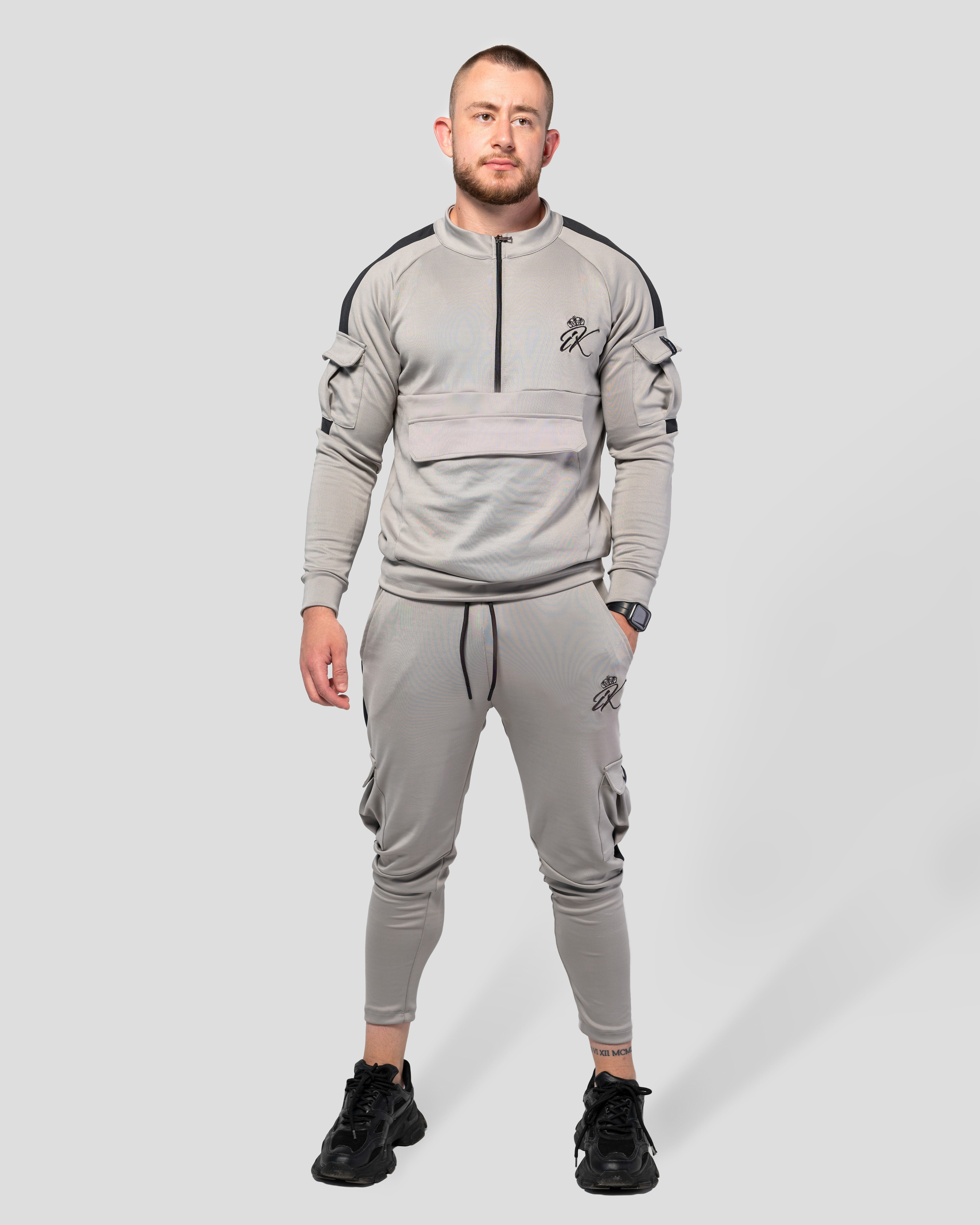 Карго Спортен Екип Gray and Black