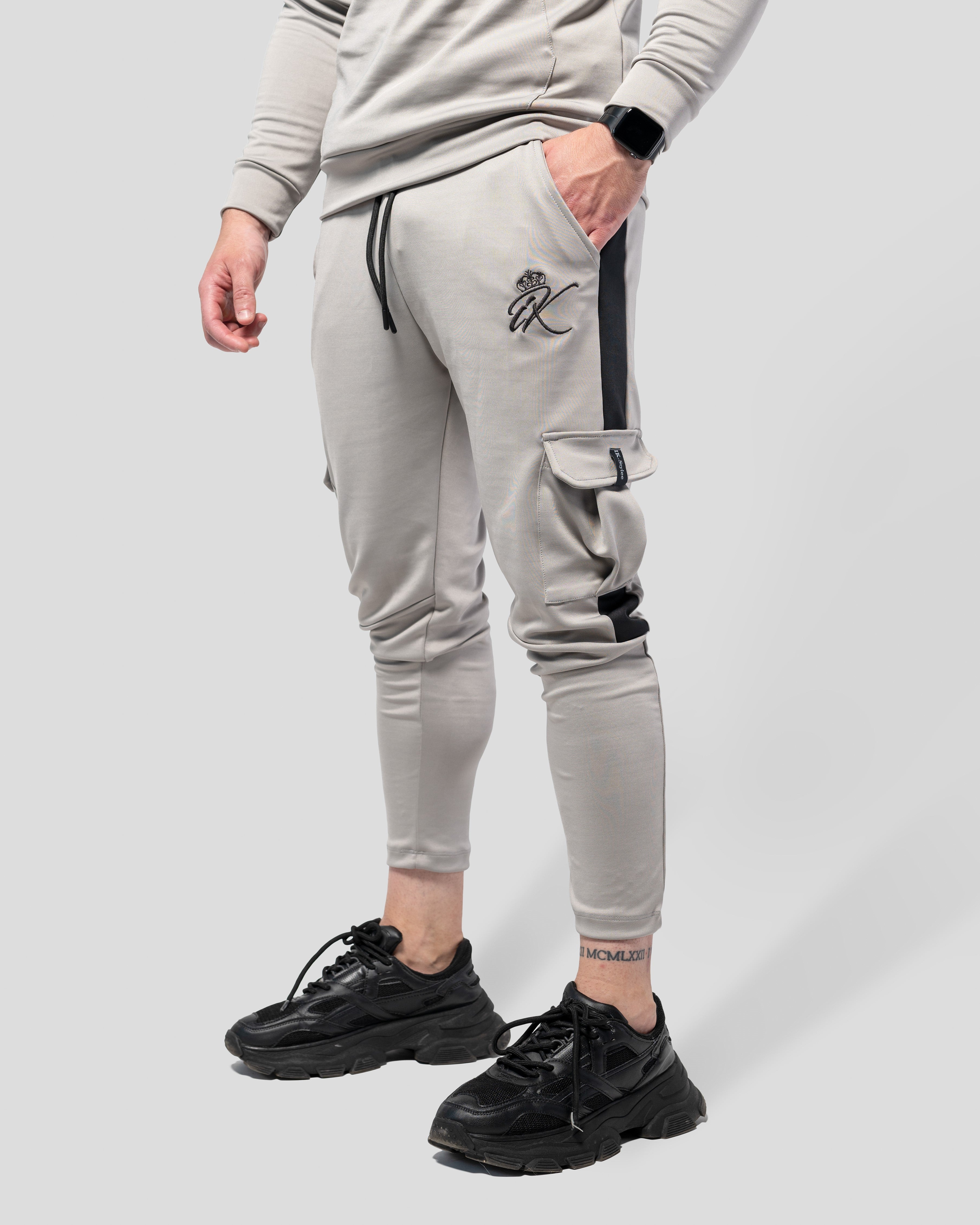 Карго Спортен Екип Gray and Black